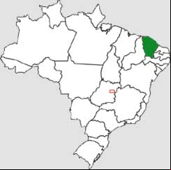 Mapa do Ceará