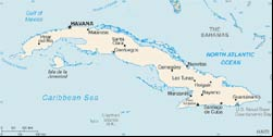 Mapa de Cuba