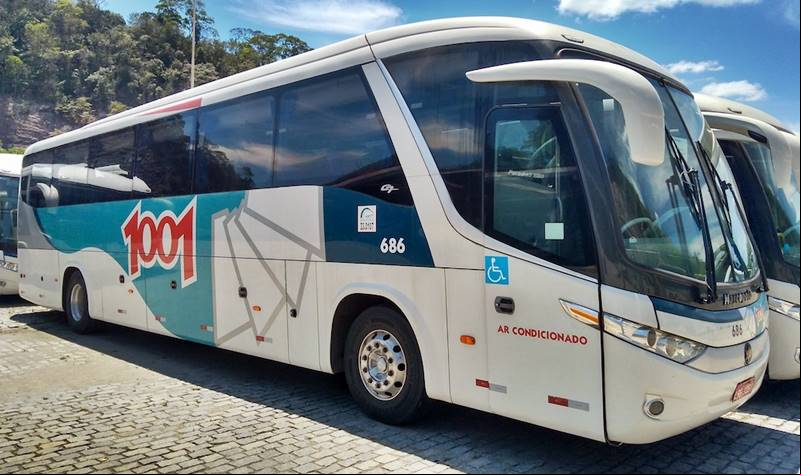 Ônibus de viagens intermunicipais da Auto Viação 1001 Ltda. - Empresas de Ônibus do Brasil - Foto: Divulgação
